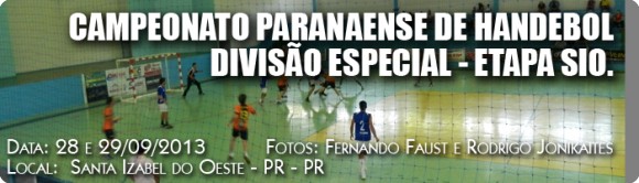 Campeonato Paranaense de Handebol - Categoria Livre Masculino - Divisão Especial