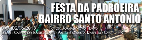 Festa da Padroeira no Bairro Santo Antônio