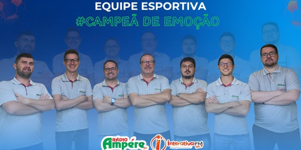 A equipe esportiva da Rádio Ampére está pronta para a temporada de 2024